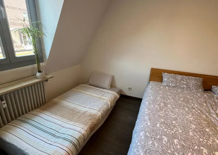 Daire City-apartment With Private Rooftop Terrace Münih